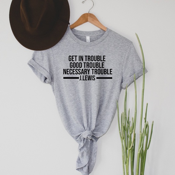 Bella Canvas Other - John Lewis Inspired Civil Rights Graphic Tee Sz M